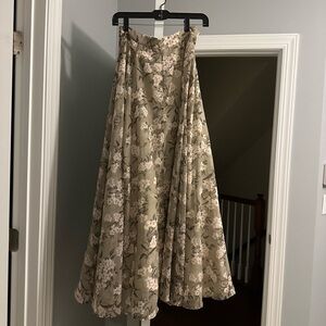 Cream Embellished Long Skirt, Lehenga